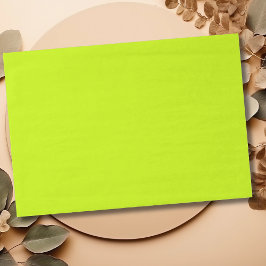 Neon Limon Yellow Solid Color | Classic | elegant Seidenpapier