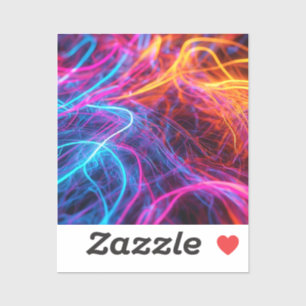 Neon Lines Aufkleber