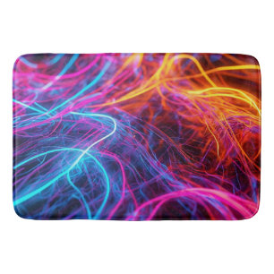 Neon Lines Badematte