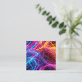 Neon Lines Begleitkarte (Stehend Vorderseite)