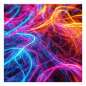 Neon Lines Fotodruck (Vorne)