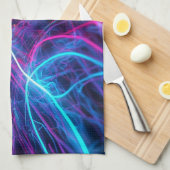 Neon Lines Geschirrtuch (Viertel Falte)