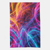 Neon Lines Geschirrtuch (Vertikal)