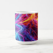Neon Lines Kaffeetasse (Mittel)