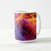 Neon Lines Kaffeetasse (VorderseiteRechts)
