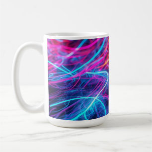Neon Lines Kaffeetasse