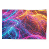 Neon Lines Kissenbezug (Rückseite)