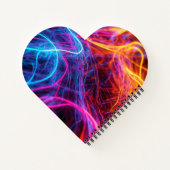 Neon Lines Notizblock (Rückseite)