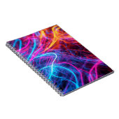 Neon Lines Notizblock (Rechte Seite)