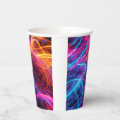 Neon Lines Pappbecher (Links)