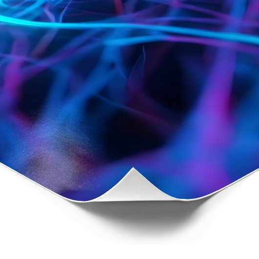 Neon Lines Poster (Ecke)