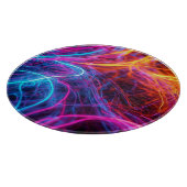 Neon Lines Schneidebrett (Ecke)