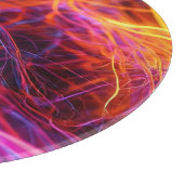 Neon Lines Schneidebrett (Ecke)