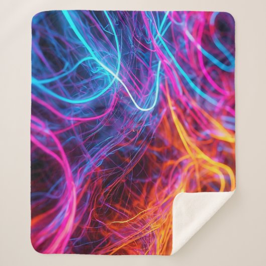 Neon Lines Sherpadecke (Vorderseite)