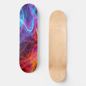 Neon Lines Skateboard (Vorderseite)