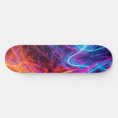 Neon Lines Skateboard (Horizontal)