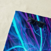 Neon Lines Strandtuch (Beispiel)