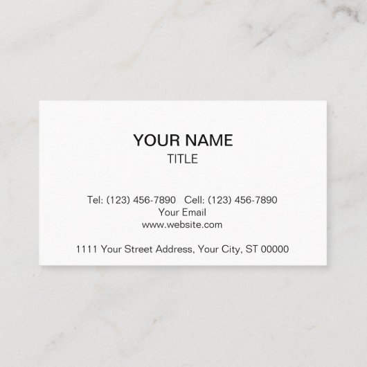 Neon Lines Visitenkarte (Rückseite)