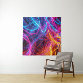 Neon Lines Wandteppich (Beispiel (Horizontal))