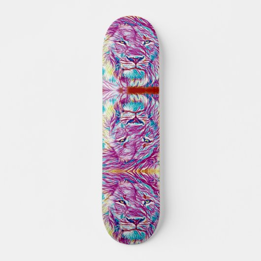 Neon Lion Burn Element Custom Pro Banger Board Skateboard (Vorne)