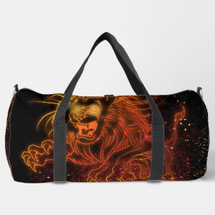 Neon Lion Duffle Bag