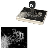 Neon Lion Gummistempel (Stempel)