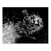 Neon Lion Gummistempel (Prägung)