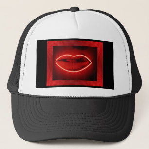 Neon Lips Hat Truckerkappe