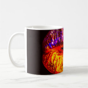 Neon lips kaffeetasse