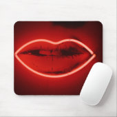 Neon Lips Mousepad (Mit Mouse)