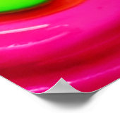 Neon Liquid Paint Dance Poster (Ecke)
