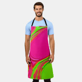Neon Liquid Paint Dance Schürze (Getragen)