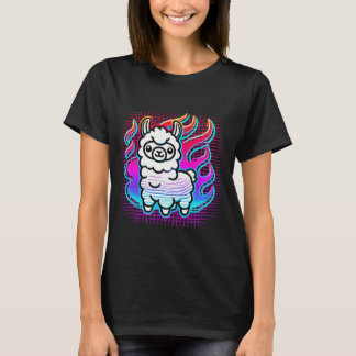 Neon Llama Vibes T-Shirt