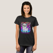 Neon Llama Vibes T-Shirt (Vorne ganz)