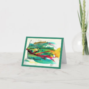 Neon Lmon Dankeskarte