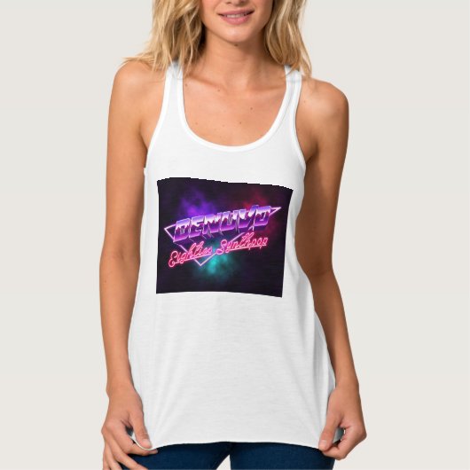 Neon Logo Tank Oben Top (Vorderseite)
