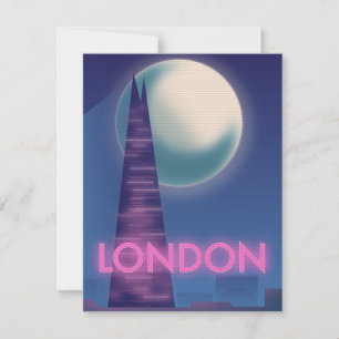 Neon London Reiseplakat