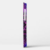 Neon Lotus Blume Boho Print Case-Mate iPhone Hülle (Rückseite / Links)