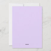 Neon Lotus Chinese New Year Feiertagskarte (Rückseite)