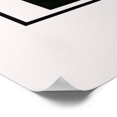 Neon Lotus Glow Poster (Ecke)