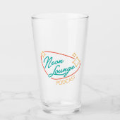 Neon Lounge Logo Glas (Vorderseite)
