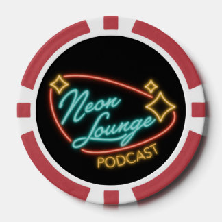 Neon Lounge Logo Handyhülle Pokerchips