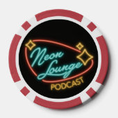 Neon Lounge Logo Handyhülle Pokerchips (Rückseite)