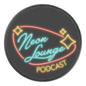 Neon Lounge Logo Hockey Puck (Vorderseite)