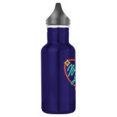 Neon Lounge Logo isolierte Wasserflasche (Links)