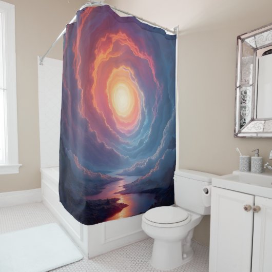 Neon Maelstrom -  Duschvorhang (Beispiel)