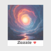 Neon Maelstrom - Square Vinyl Aufkleber (Blatt)