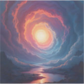 Neon Maelstrom - Square Vinyl Aufkleber (Vorderseite)