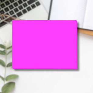 Neon Magenta Solid Color Classic Post-it Klebezettel