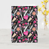 Neon Makeup Muster Karte (Gelbe Blume)